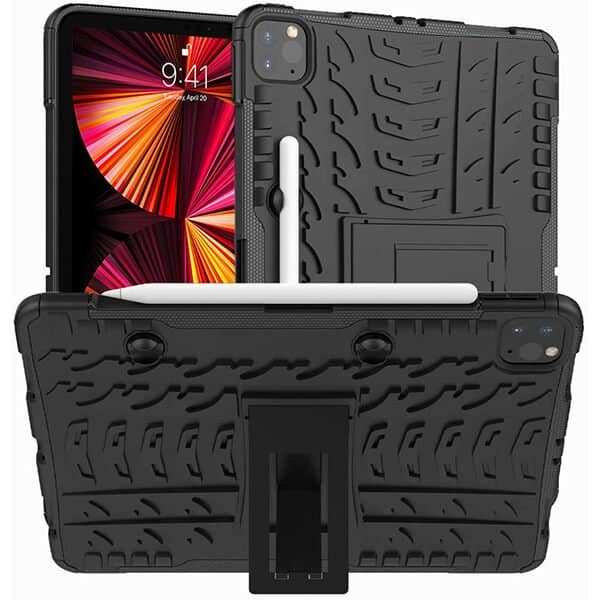 Apple iPad Pro 11 2021 Heavy Duty Case Cover For Sale (Black) Apple iPad Pro 11 2021 Heavy Duty Case Cover For Sale (Black)